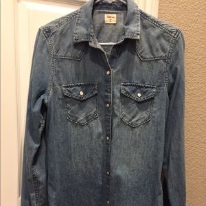 GAP 1969 denim shirt, medium tall